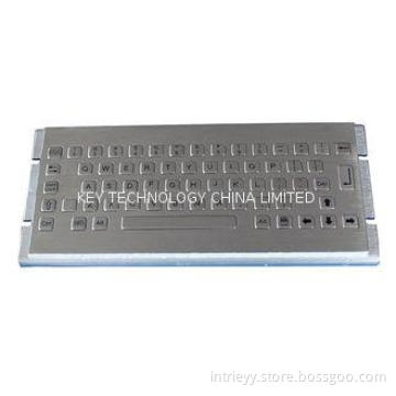 Short Stroke Metal Industrial Mini Keyboard With 64 Keys